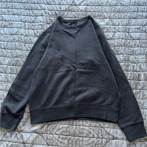 J. Crew Men's Charcoal Crewneck Sweater